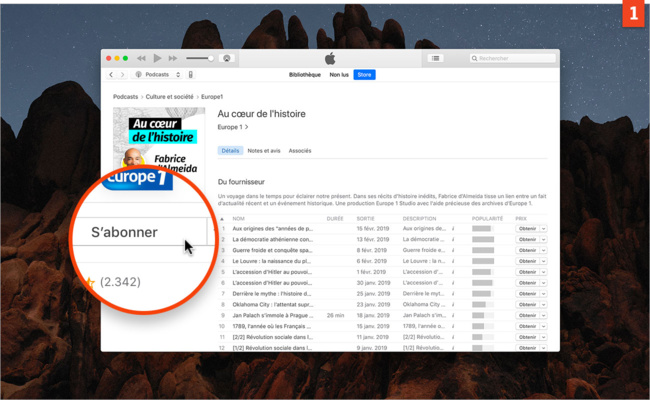 [iTunes] Archivez des podcasts pour une écoute ultérieure