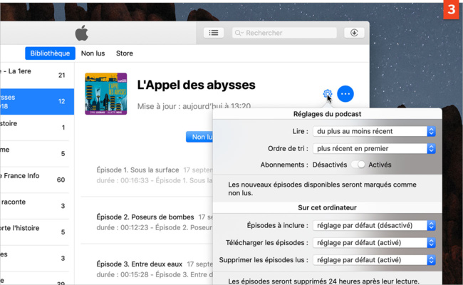 [iTunes] Archivez des podcasts pour une écoute ultérieure