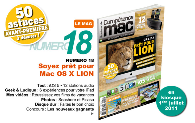 Compétence Mac 18, en kiosque le 01 juillet Compétence Mac 18, en kiosque le 01 juillet