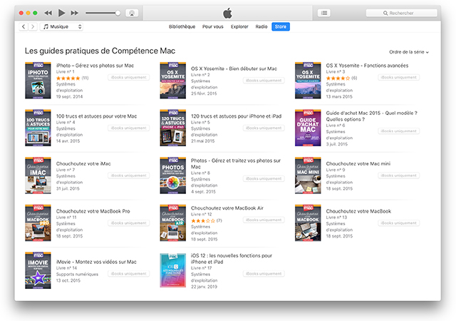 Les guides pratiques de Compétence Mac au format ebook sur Apple Books