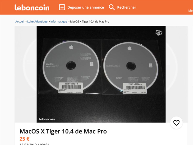 [Collector] Trouvez d'antiques installations de système pour votre vénérable Mac