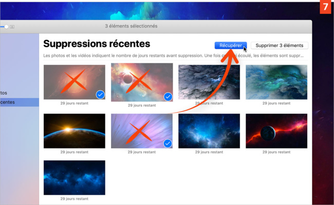 [Photos] Supprimer définitivement (ou pas) des images et des vidéos