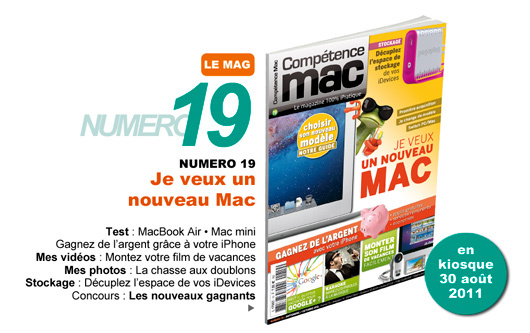 Compétence Mac 19, en kiosque le 30 août Compétence Mac 19, en kiosque le 30 août