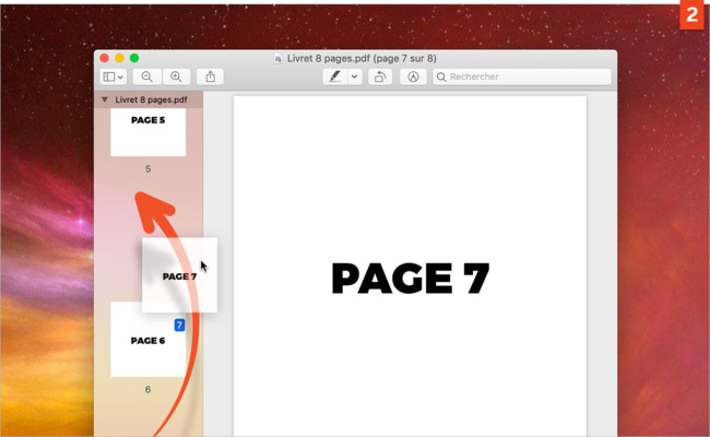 [Aperçu] Réordonner, ajouter ou supprimer des pages dans un fichier PDF