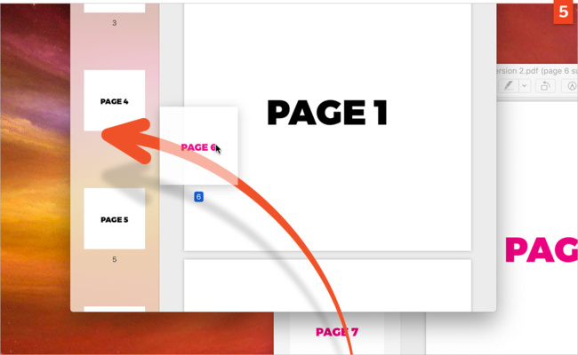 [Aperçu] Réordonner, ajouter ou supprimer des pages dans un fichier PDF