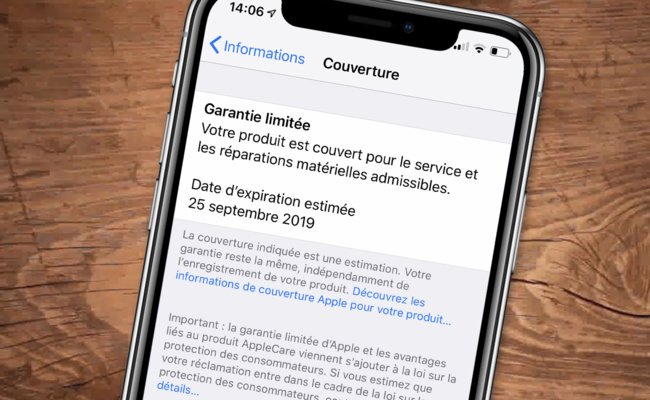 [iOS] Comment vérifier la prise en charge de la garantie de votre iPhone ?