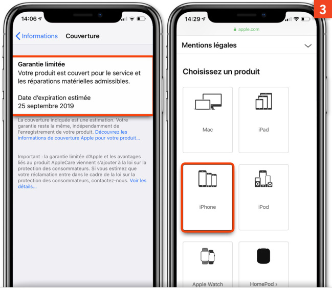 [iOS] Comment vérifier la prise en charge de la garantie de votre iPhone ?
