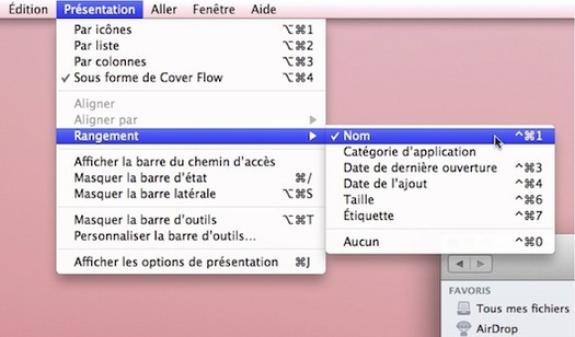 Finder • À quoi sert le rangement "Aucun" ? Finder • À quoi sert le rangement "Aucun" ?