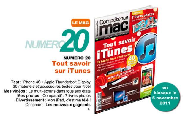 Compétence Mac 20, en kiosque le 5 novembre