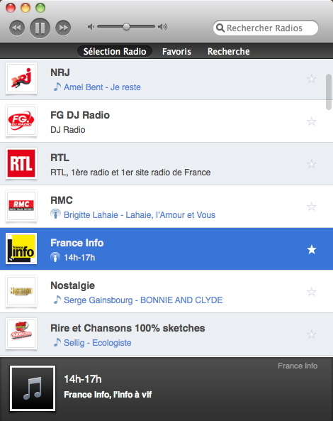 Radioline, la radio qui manquait à votre Mac Radioline, la radio qui manquait à votre Mac
