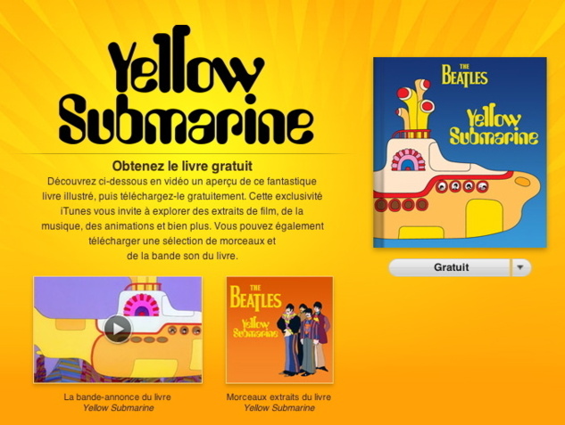 Téléchargez gratuitement le livre interactif "Yellow Submarine"