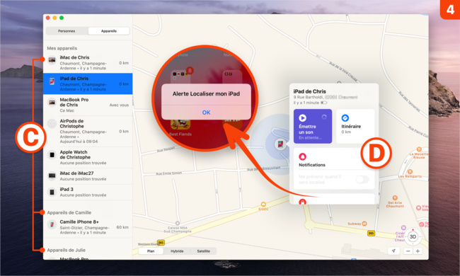 macOS Catalina • Localiser : retrouvez vos appareils… et vos amis ! macOS Catalina • Localiser : retrouvez vos appareils… et vos amis !