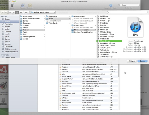 Installer l'appli iPhoto sur l'iPad 1 Installer l'appli iPhoto sur l'iPad 1