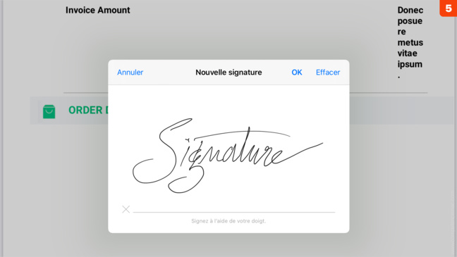 macOS Catalina • Signez un document sur votre Mac avec votre iPhone