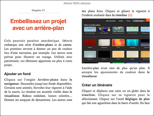 Compétence Mac • iMovie pour macOS - 100% Astuces (ebook) MISE À JOUR : 10 vidéos incluses