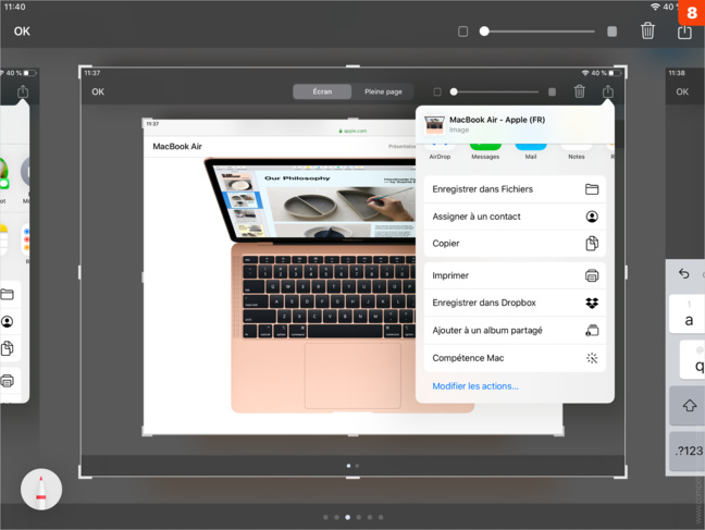 iOS • Capturer et partager une capture d’écran avec l’iPhone/iPad iOS • Capturer et partager une capture d’écran avec l’iPhone/iPad
