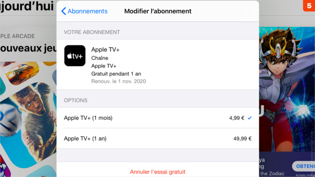 Forfaits • Résiliez l’abonnement à une appli depuis macOS ou iOS Forfaits • Résiliez l’abonnement à une appli depuis macOS ou iOS