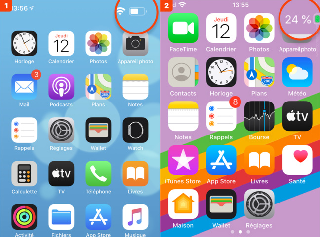 iOS • Afficher le niveau d’autonomie des accessoires Bluetooth iOS • Afficher le niveau d’autonomie des accessoires Bluetooth