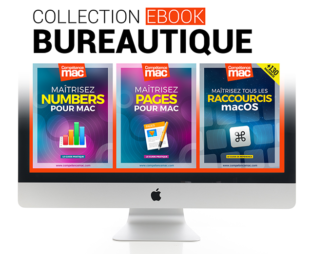 Bureautique • 3 ebooks pour maîtriser Numbers, Pages et les raccourcis