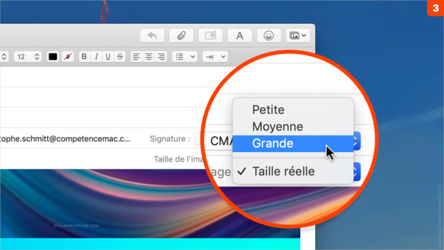 Taille de fichier • Réduisez le volume des pièces jointes dans Mail Taille de fichier • Réduisez le volume des pièces jointes dans Mail