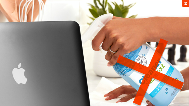 Entretien • Nettoyez régulièrement votre Mac et ses accessoires Entretien • Nettoyez régulièrement votre Mac et ses accessoires