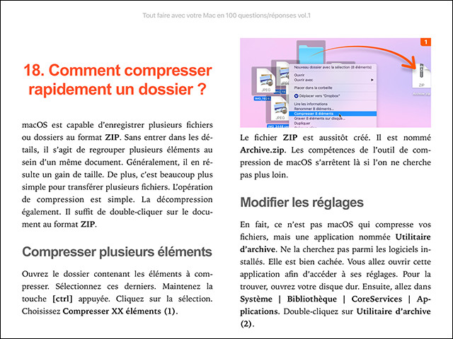 Compétence Mac • Tout faire avec votre Mac en 100 questions/réponses - Volume 1 (ebook)