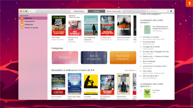 Livres • Organisez la bibliothèque sur votre Mac Livres • Organisez la bibliothèque sur votre Mac