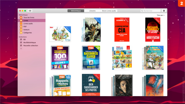 Livres • Organisez la bibliothèque sur votre Mac Livres • Organisez la bibliothèque sur votre Mac