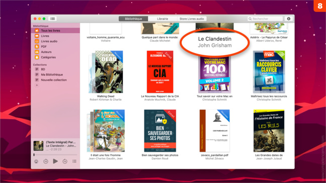 Livres • Organisez la bibliothèque sur votre Mac Livres • Organisez la bibliothèque sur votre Mac