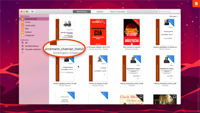 Livres • Organisez la bibliothèque sur votre Mac Livres • Organisez la bibliothèque sur votre Mac
