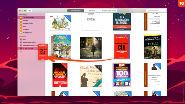 Livres • Organisez la bibliothèque sur votre Mac Livres • Organisez la bibliothèque sur votre Mac