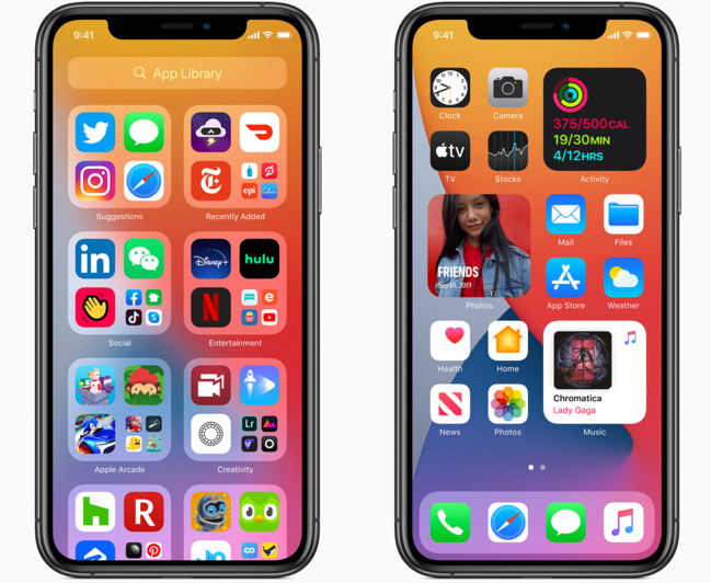 WWDC’20 • Nouvel écran d’accueil et bibliothèque d’apps pour iOS 14 et iPadOS 14 WWDC’20 • Nouvel écran d’accueil et bibliothèque d’apps pour iOS 14 et iPadOS 14