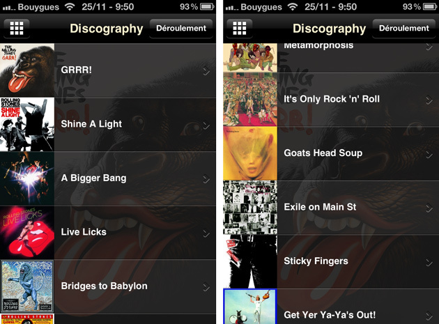 Les Rolling Stones débarquent sur l'iPhone Les Rolling Stones débarquent sur l'iPhone
