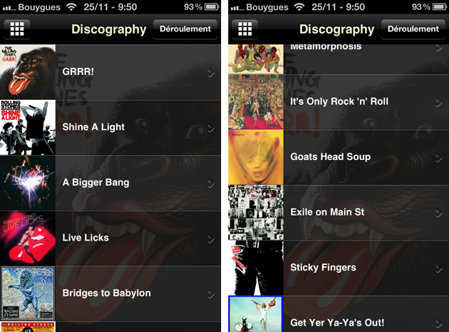 Les Rolling Stones débarquent sur l'iPhone
