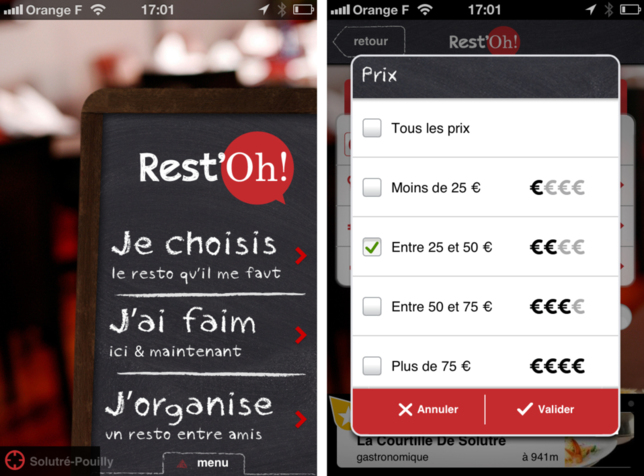 Trouvez et organisez un restaurant entre amis grâce à Rest'oh Trouvez et organisez un restaurant entre amis grâce à Rest'oh