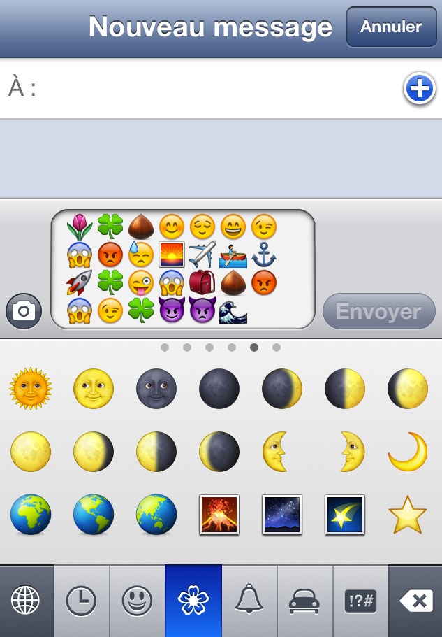 Animez vos SMS gratuitement grâce aux Emoji