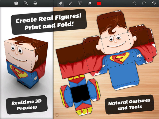 De l'iPad au papier... en 3D ! De l'iPad au papier... en 3D !