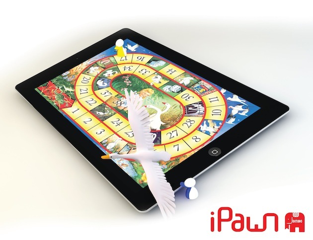 Jouez au jeu de l'Oie sur iPad avec de vrais pions