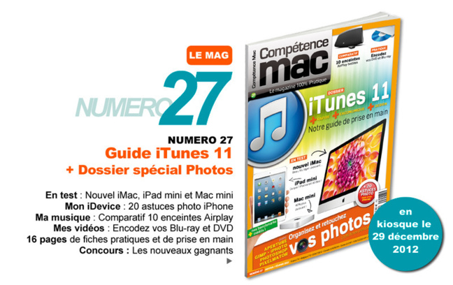 Compétence Mac 27, en kiosque le 29 décembre Compétence Mac 27, en kiosque le 29 décembre