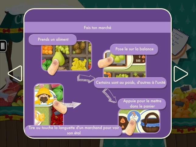 Petit marché virtuel du jour