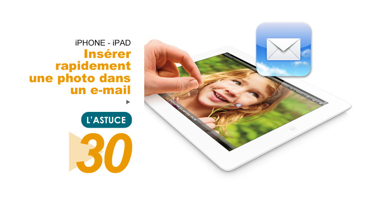 Insérer rapidement une photo dans un e-mail Insérer rapidement une photo dans un e-mail