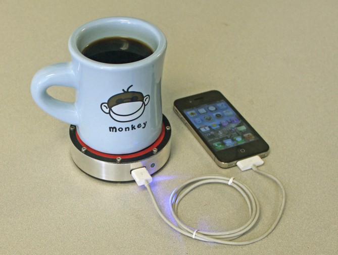 Rechargez votre iPhone grâce à votre café Rechargez votre iPhone grâce à votre café