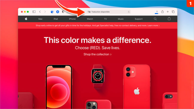 macOS 11 Big Sur • Traduire une page web dans Safari macOS 11 Big Sur • Traduire une page web dans Safari