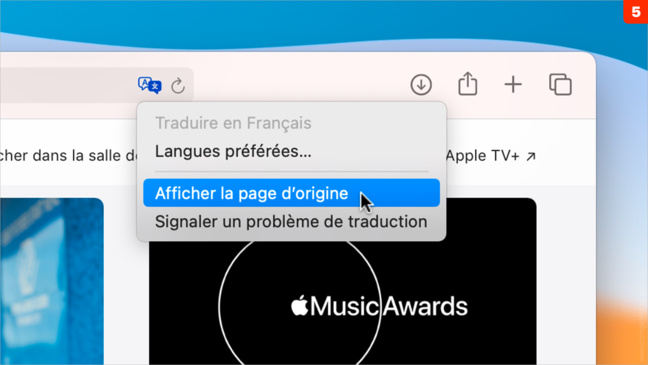 macOS 11 Big Sur • Traduire une page web dans Safari macOS 11 Big Sur • Traduire une page web dans Safari