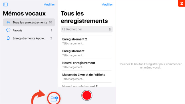 iOS 14 • Classez vos mémos audio dans des dossiers iOS 14 • Classez vos mémos audio dans des dossiers