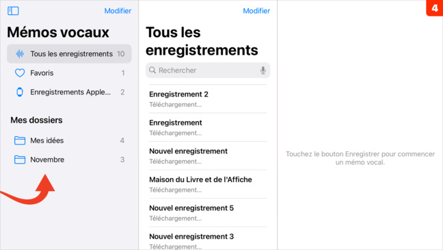 iOS 14 • Classez vos mémos audio dans des dossiers iOS 14 • Classez vos mémos audio dans des dossiers