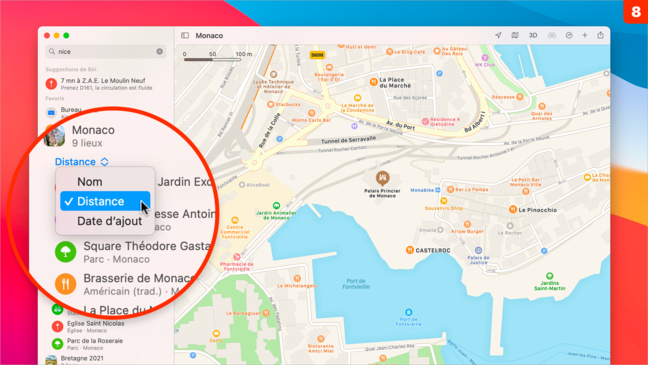 macOS 11 • Créer un guide touristique personnel avec Plans macOS 11 • Créer un guide touristique personnel avec Plans
