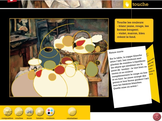 Réinventez les oeuvres de Paul Cézanne grâce à l'iPad