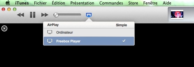 Diffusez votre musique ou vos films directement depuis iTunes vers la Freebox Player