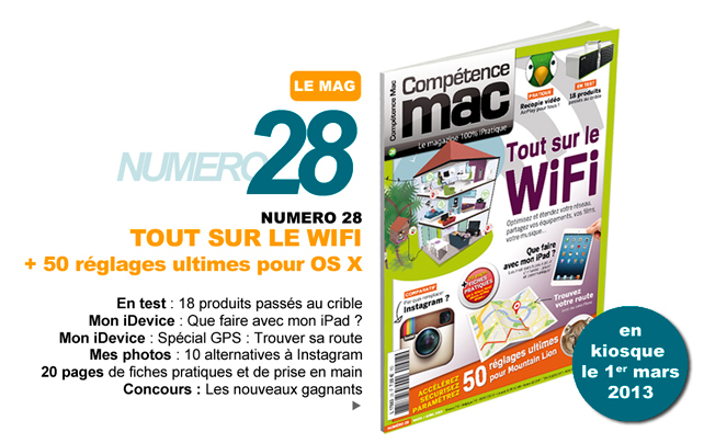 Compétence Mac 28, en kiosque le 1er mars